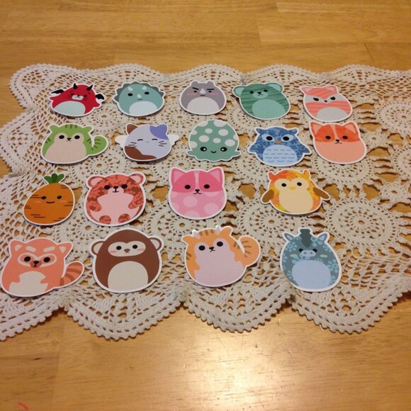 Cute animals, colorful stickers for cellphones, laptop, lockers, crafts - Picture 1 of 4